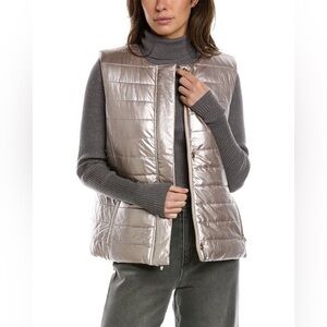 TOMMY BAHAMA Metallic Puffer Vest SZ XS